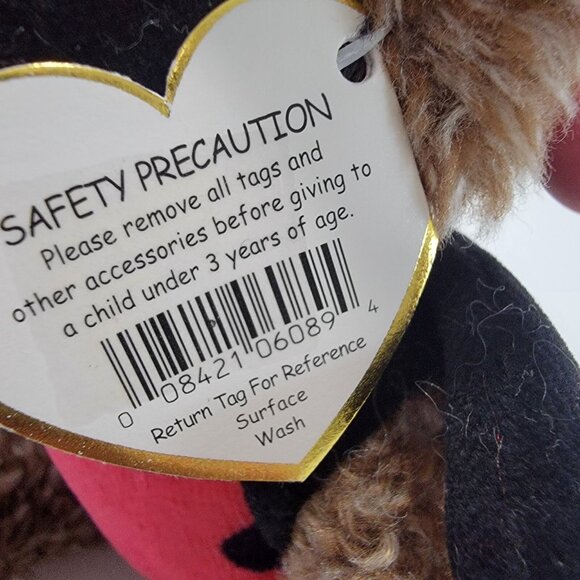 TY Beanie Baby Ladybug Bugsy‎ 1993 Attic Treasures 8" with Original Tag - Picture 7 of 8